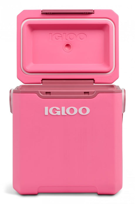 Glacière Igloo tag-a-long trop haute - isolée - étanche - couvercle verrouillable - rose
