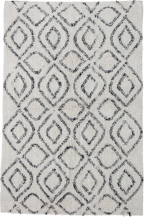 Bloomingville - tapis katie - blanc - coton