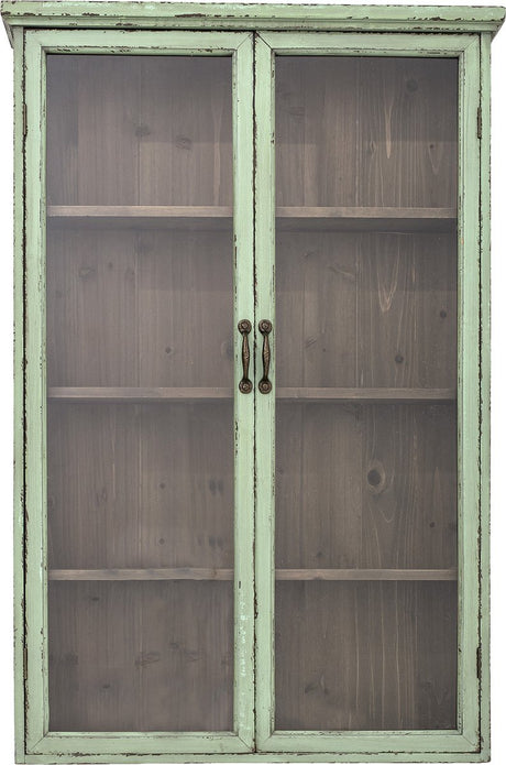 Bloomingville - armoire hazem - vert - bois de pin