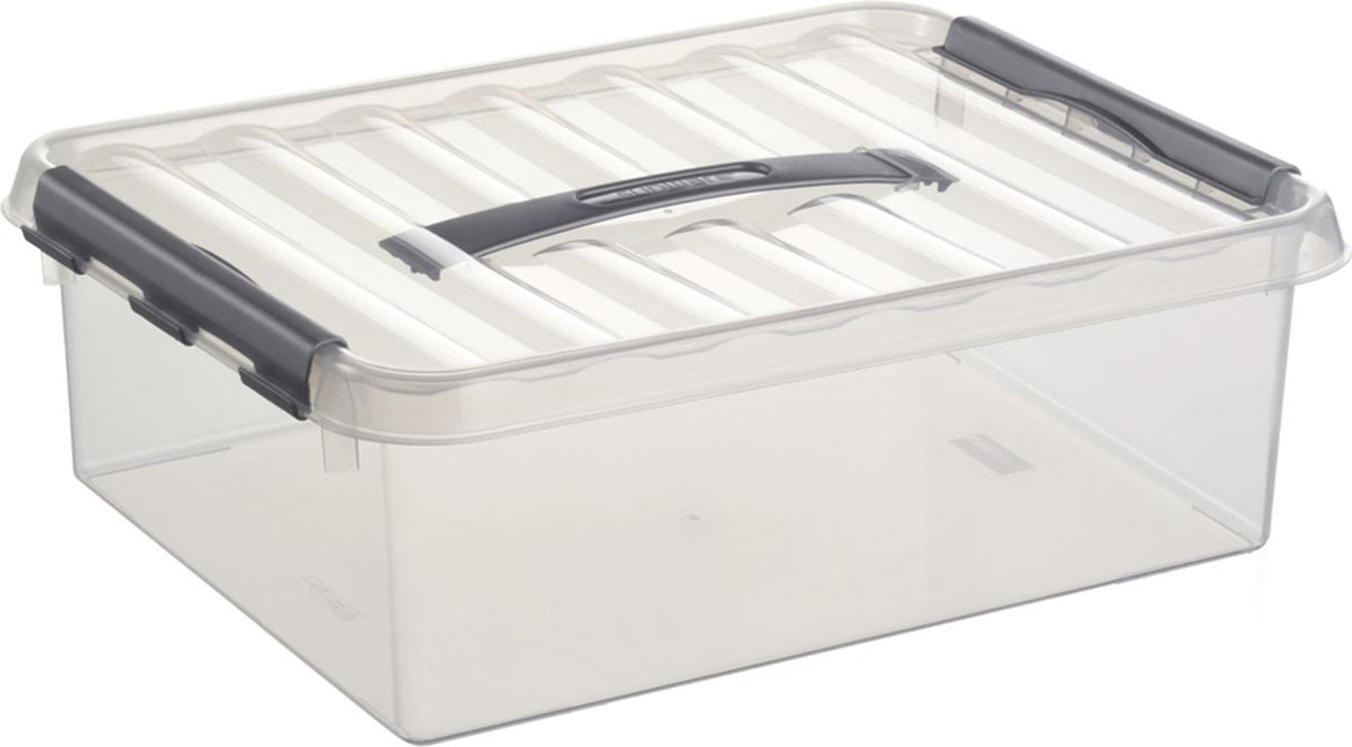 Sunware q-line boîte de rangement 10l transparente