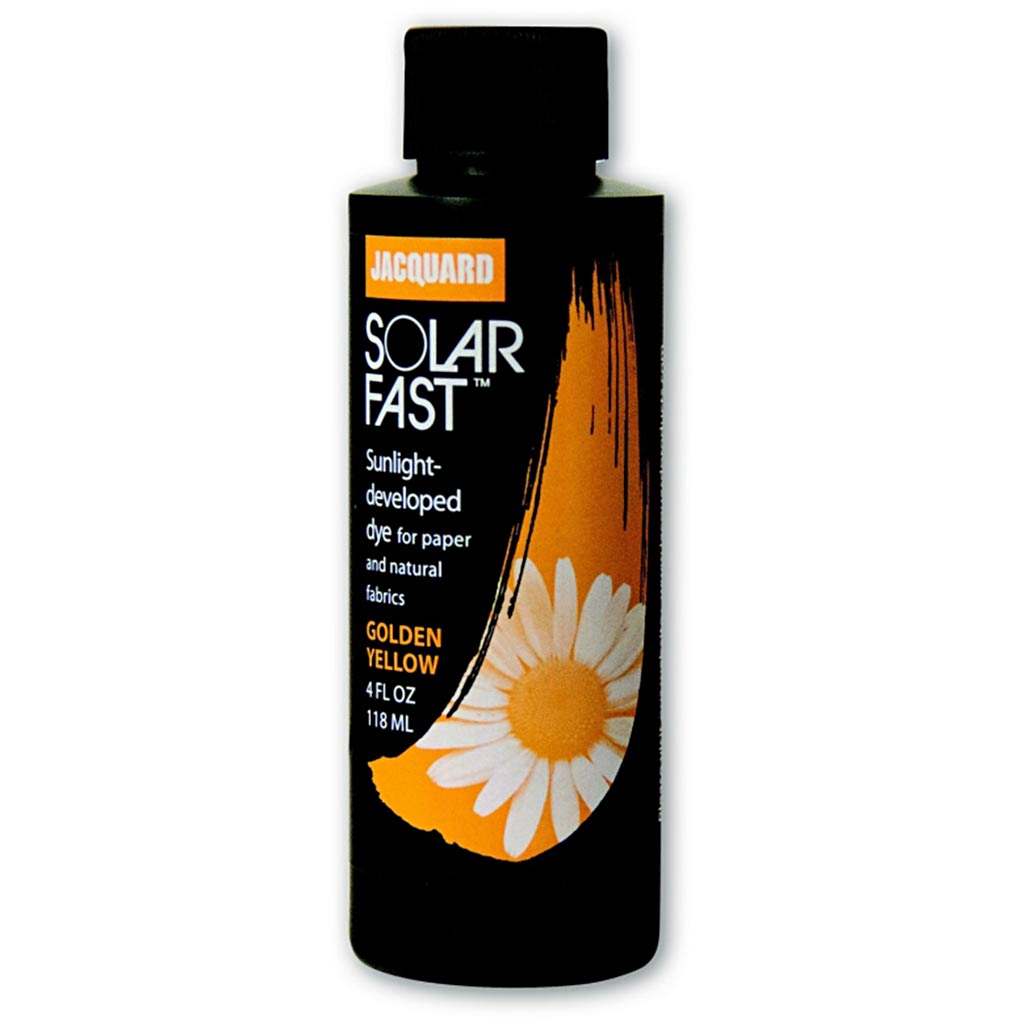 Jacquard solarfast - colorant photosensible, jaune doré (100), 118 ml 1 flacon