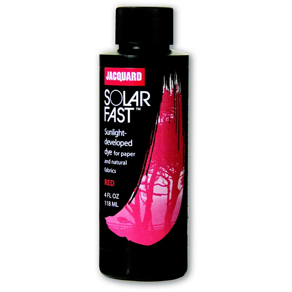 Jacquard solarfast - colorant photosensible, rouge (104), 118 ml 1 flacon