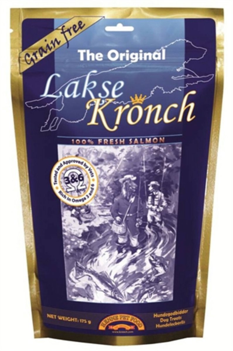 Kronch henne 100% snack pour chien - saumon - 600 g