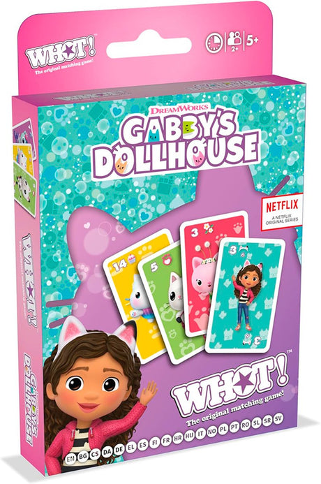 Les mouvements gagnants de la maison de poupée de Gabby Maison de poupée de Gabby - jeu de cartes - qui est multilingue