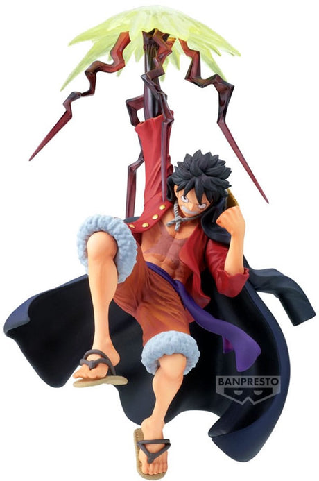 Banpresto une pièce bataille record collection pvc statue singe d. statue luffy spéciale 15 cm