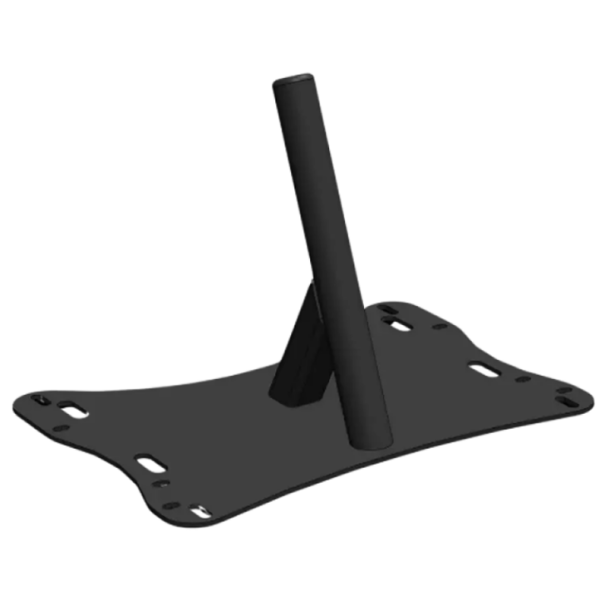 Adaptateur Steco pour selle avant de vélo cargo noir mat