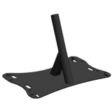 Adaptateur Steco pour selle avant de vélo cargo noir mat
