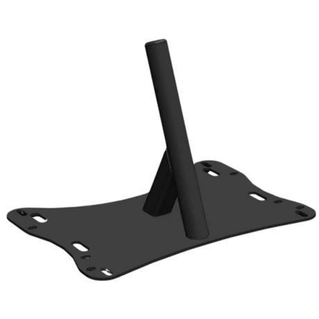 Adaptateur Steco pour selle avant de vélo cargo noir mat