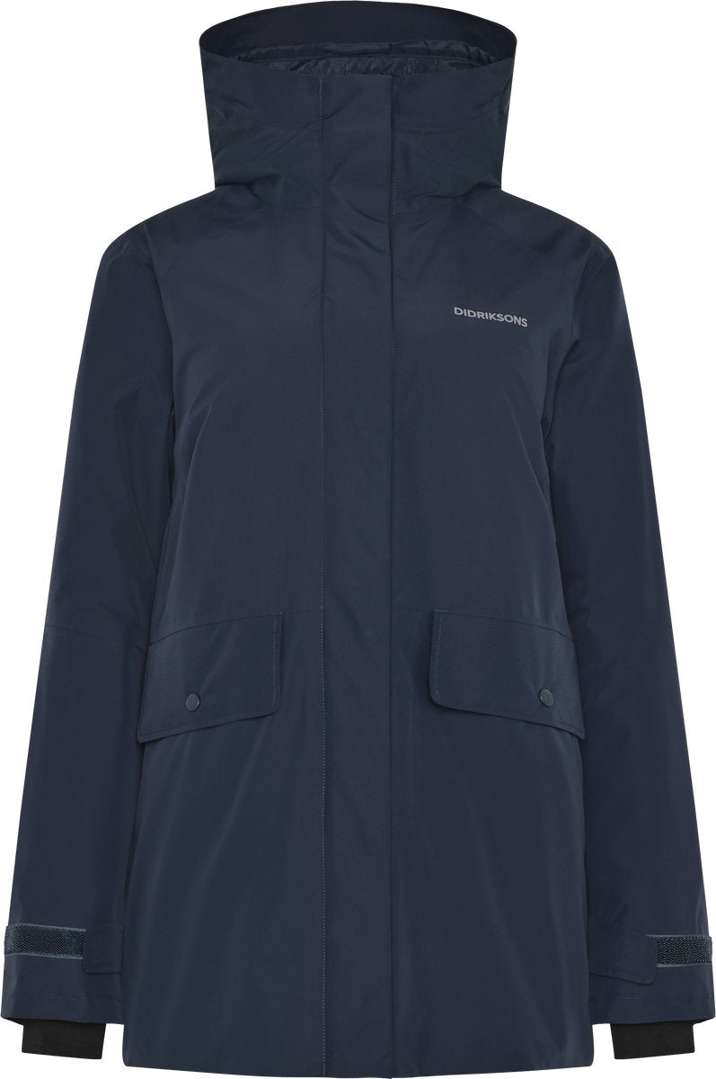 Didriksons tuva wns parka veste outdoor femme - bleu nuit foncé