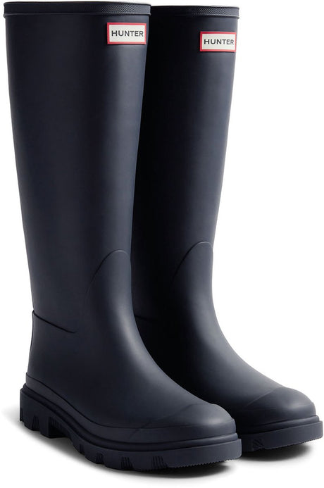Bottes de pluie unisexes Hunter Downpour Tall Boot - bleu foncé