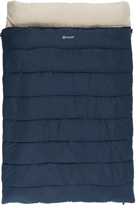Outwell contour lux sac de couchage double couverture modèle 2 personnes 145 x 220