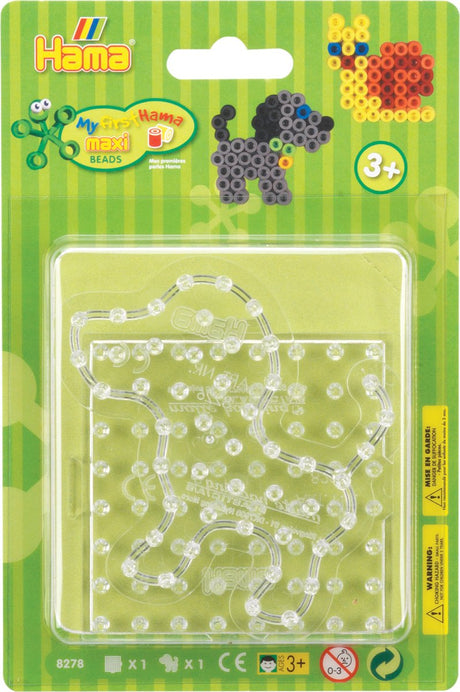Hama maxi plaques de perles à repasser carré chien