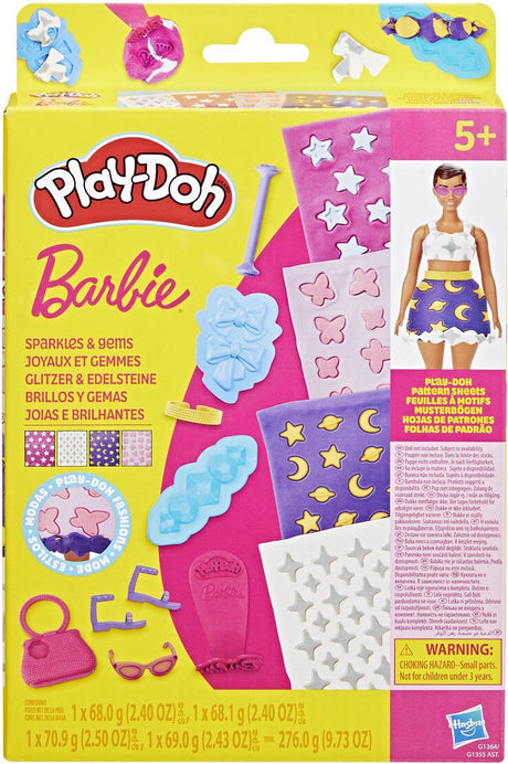 Play-doh barbie scintille et pierres précieuses