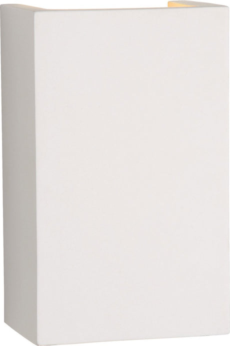 Lucide gipsy - applique - 1xg9 - blanc - japandi