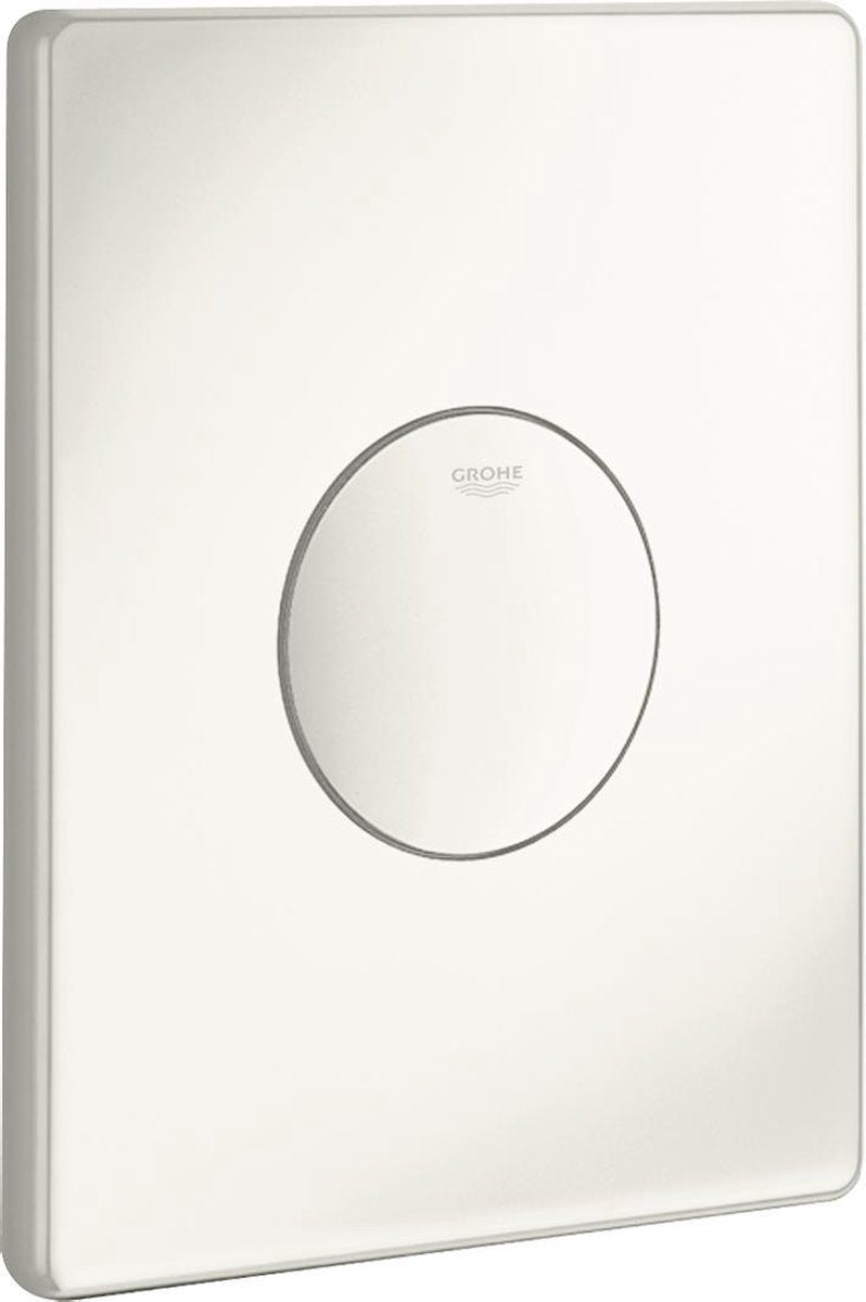 Grohe skate plaque de commande des toilettes sf vertical 156x197mm blanc