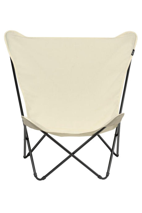 Lafuma pop up xl - chaise papillon - pliable - écru