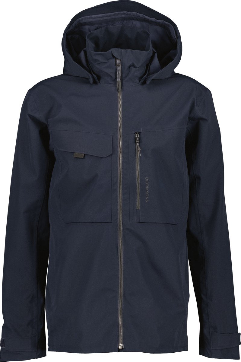 Didriksons aston usx jkt 5 veste d'extérieur unisexe - bleu nuit foncé