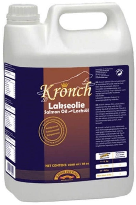 Chien d'huile de saumon kronch
