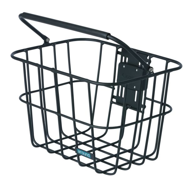 Autour du panier à vélo Ace amovible incl. Adaptateur Click Fix - noir mat