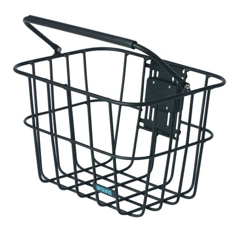 Autour du panier à vélo Ace amovible incl. Adaptateur Click Fix - noir mat