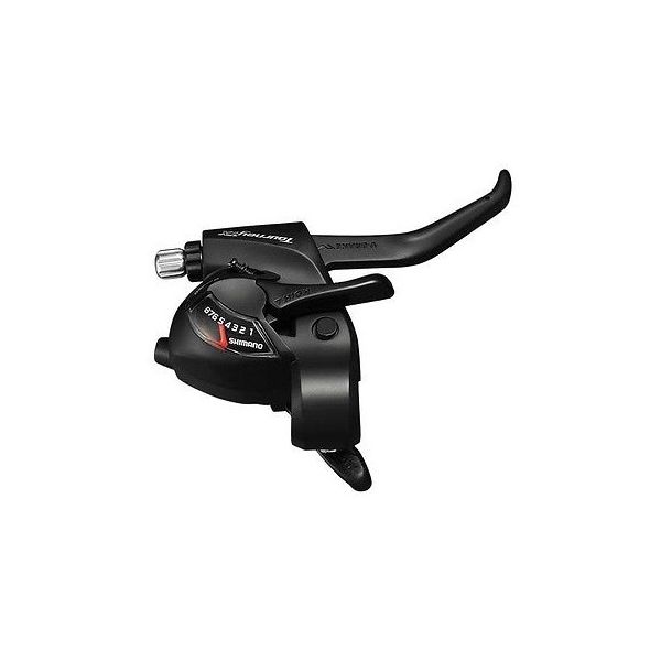 Manette de vitesse Shimano (droite) avec levier de frein 8 vitesses tourney st-tx800 - 2 doigts - noir
