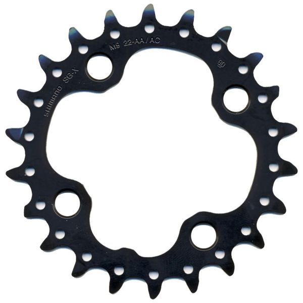 Cale de plateau Shimano SLX FC-M660. slx 22t.4 bras, 64mm m660