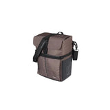 Basil sac à bandoulière pour vélo move mik hooks marron avec compartiment pour casque | 15l