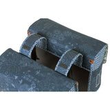 Basil Boheme Double Bicycle Bag - Bleu