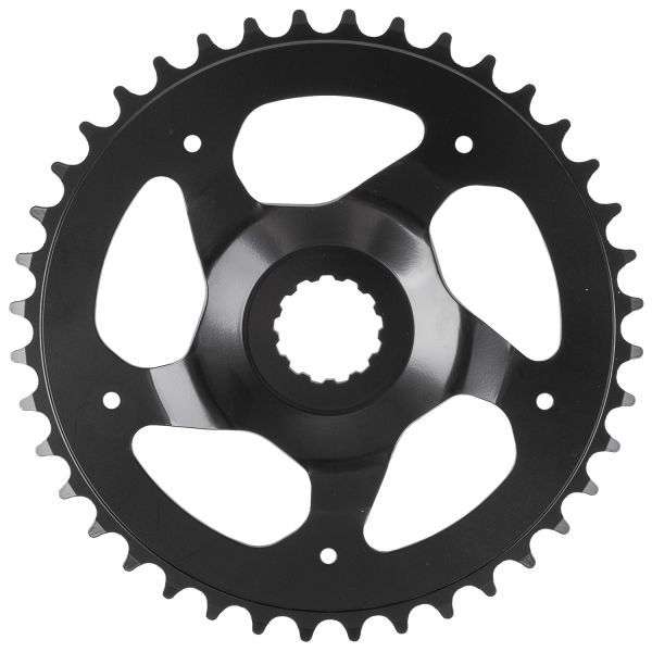 Plateau de vélo électrique Samox à roulement en laiton Bosch gen3 38 dents 47 mm. acier noir