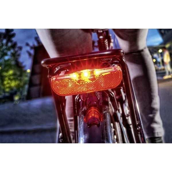 Trelock Carriage Light LS613 Duo plat - 50 mm (pack de montage)