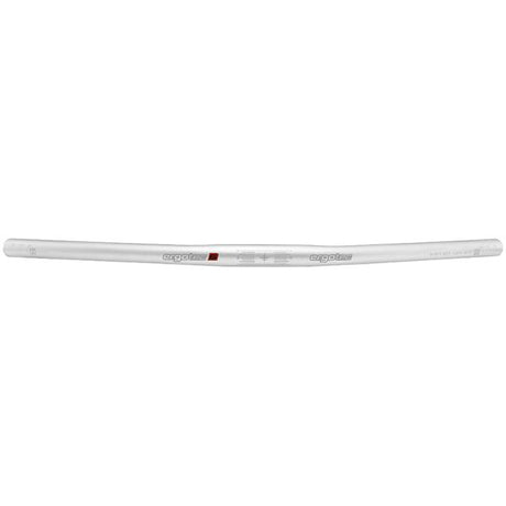 Barre plate de direction ergotec 25,4x600 mm - argent