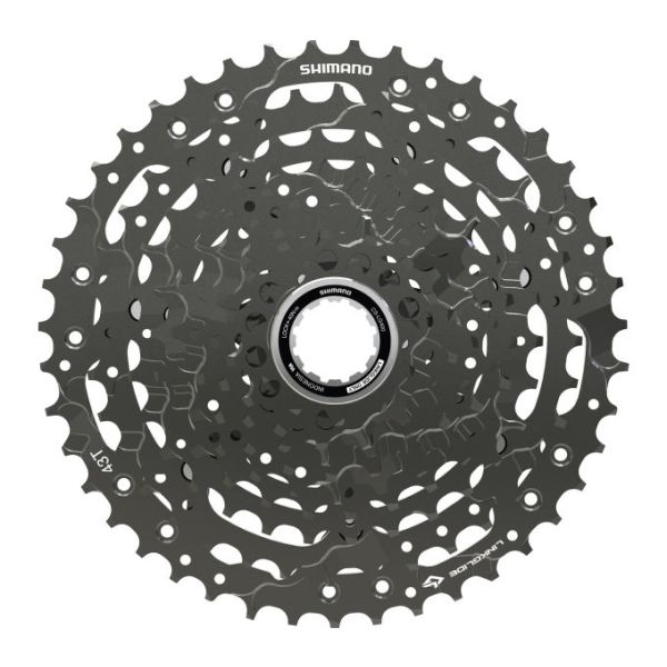 Shimano cassette queues 10v 11-43t cs-lg400 noir