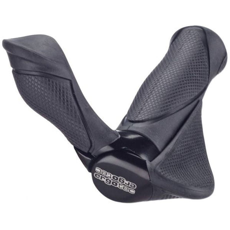 Ergotec paire de poignées mf2 petit kraton aluminium 130+130 mm - noir