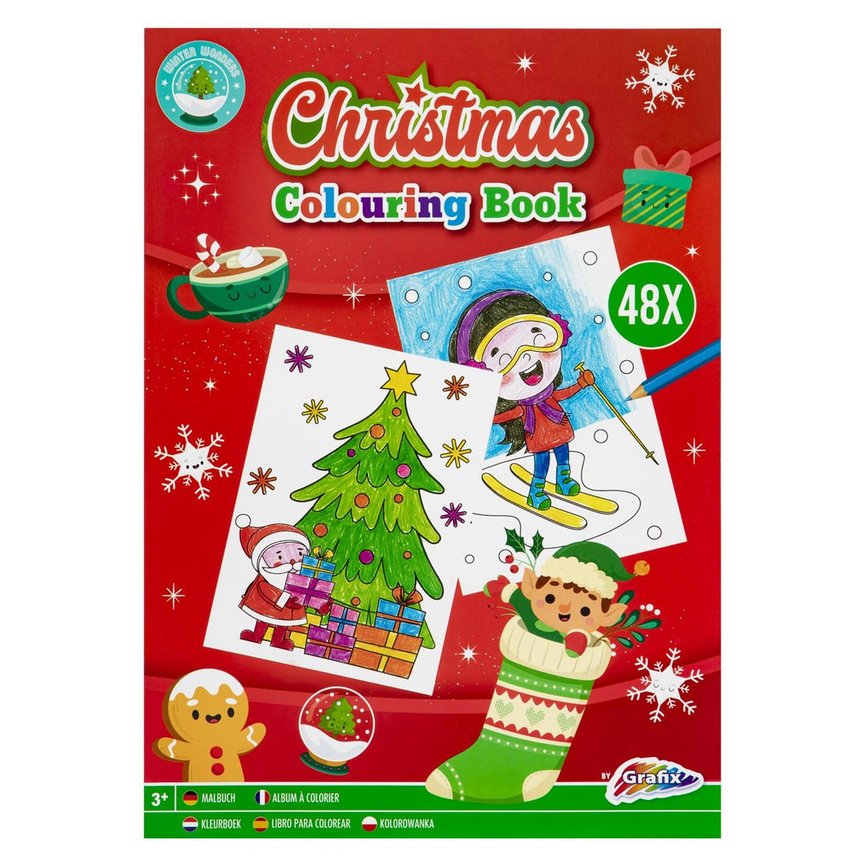 Colorbook Christmas A4, 48 Feuilles