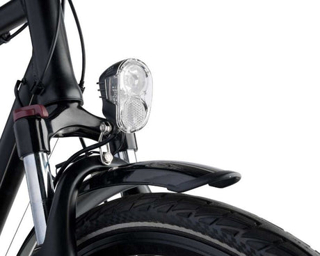 Axa Headlight Echo 15 enciende desde LED Dynamo Black