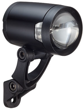 Sturmeyarcher Headlight H-Black E 6-12 Volt con soporte 230 Lúmenes