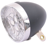 EDGE HEADLIGHT RETRO 3 LED su incl. Batterie Black Chrome