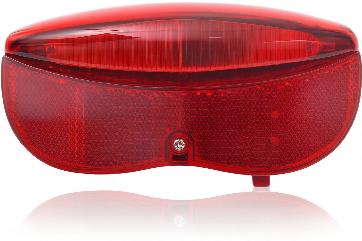 Feu arrière Edge Carrier City Luxury - 3 LED avec piles - 80mm