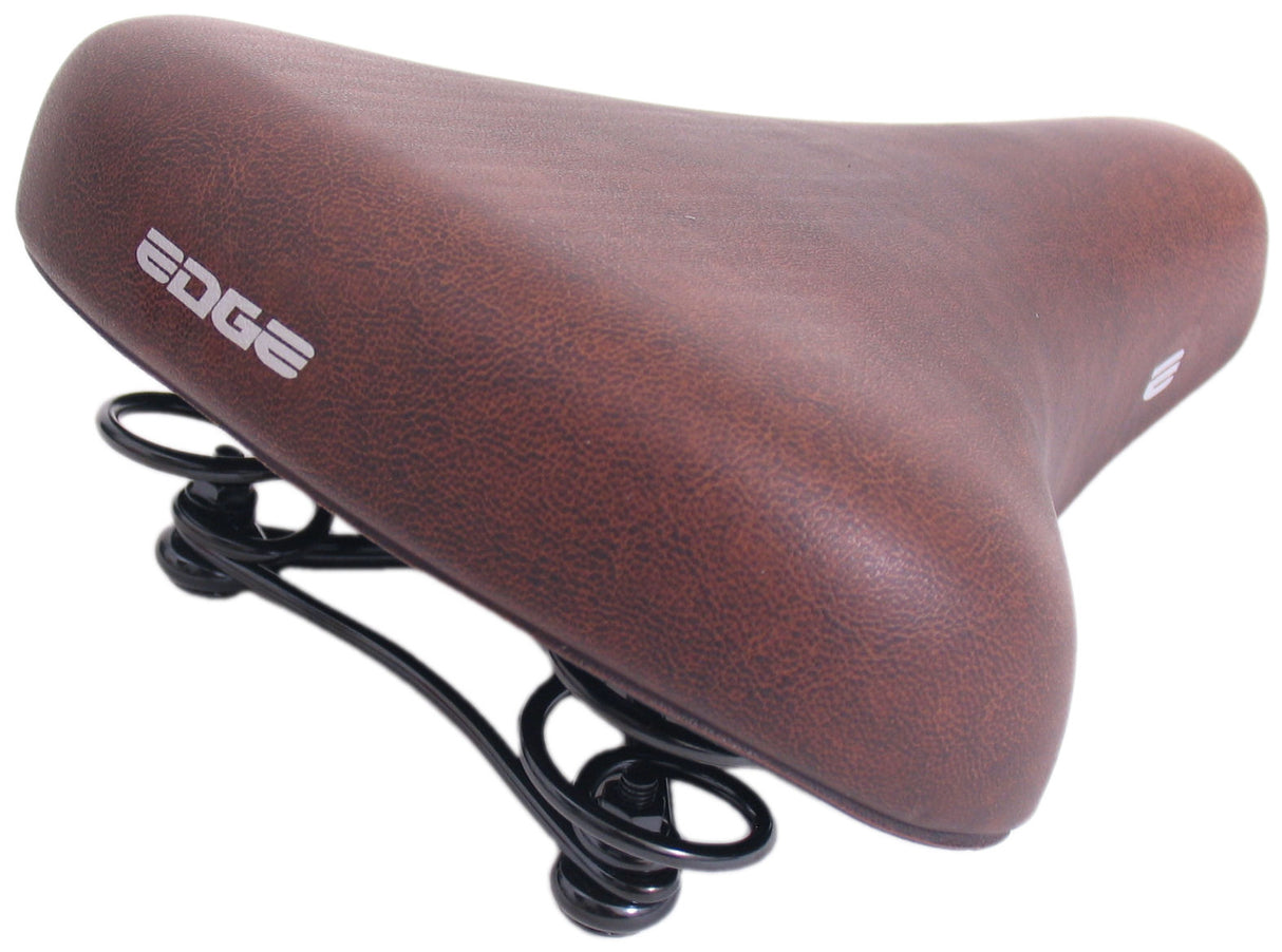 Edge Fietszadel City Retro Dark Brown (na mapě)