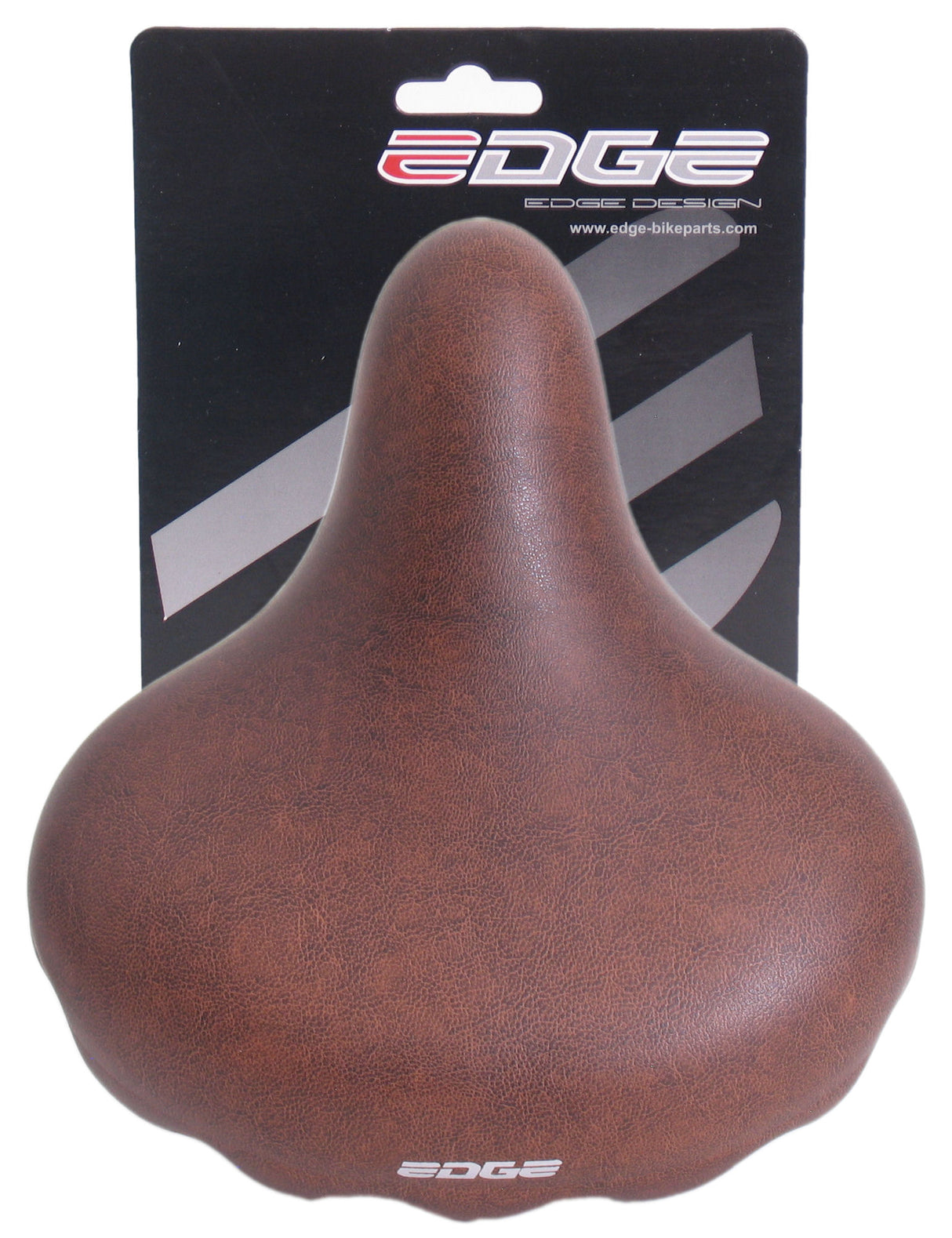 Bicycle saddle urban xl - matt dark brown (on map)