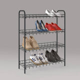 Rack à chaussures Metaltex 4 racks 64x23x80,5 cm noir