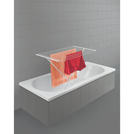 Metaltex tomado étendoir pliable sur pied como 8m blanc