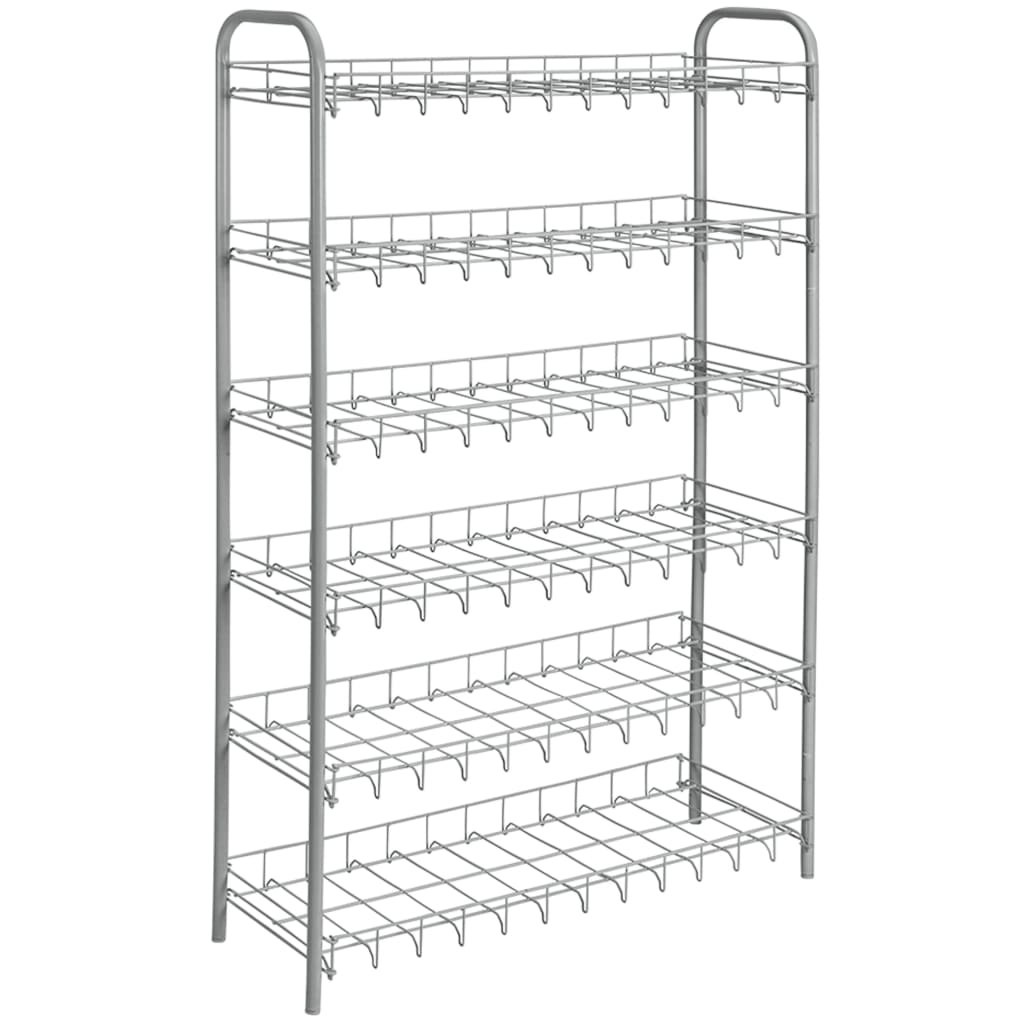 Metaltex Metaltex sko rack 6-lags sko 6 sølvgrå