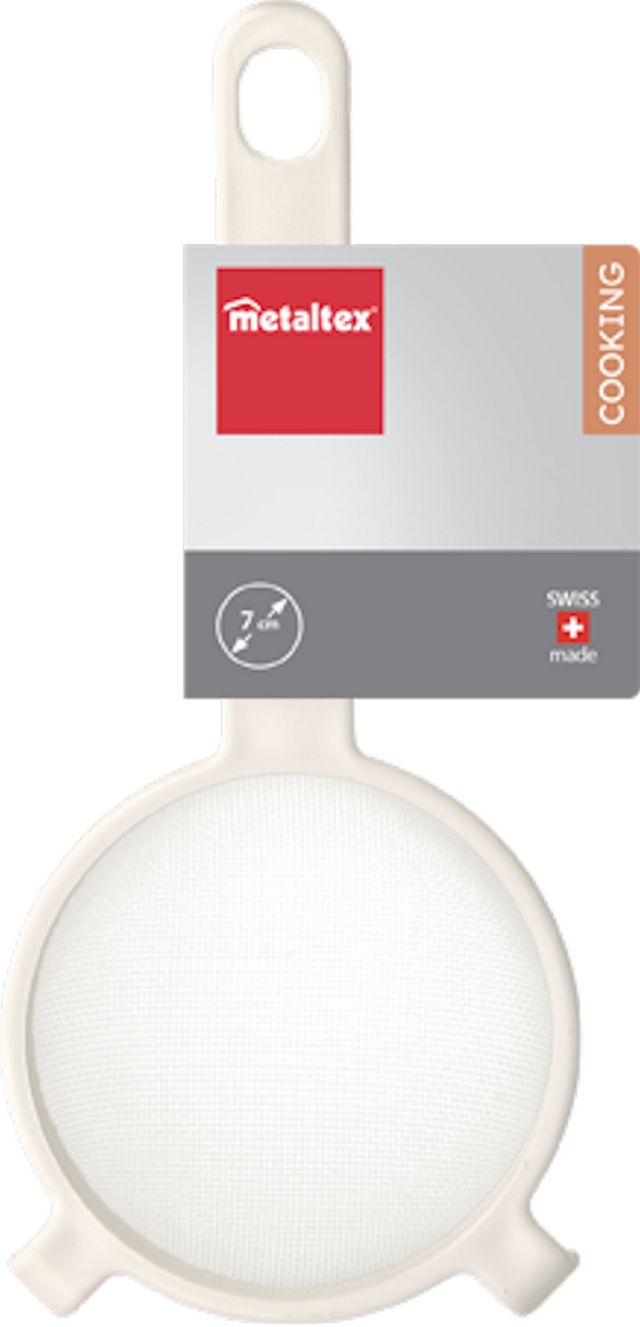 Tamis Metaltex en plastique avec maille de tamis en plastique 7 cm