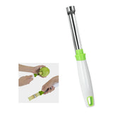 Metaltex mrs apple vide-pomme blanc vert acier inoxydable