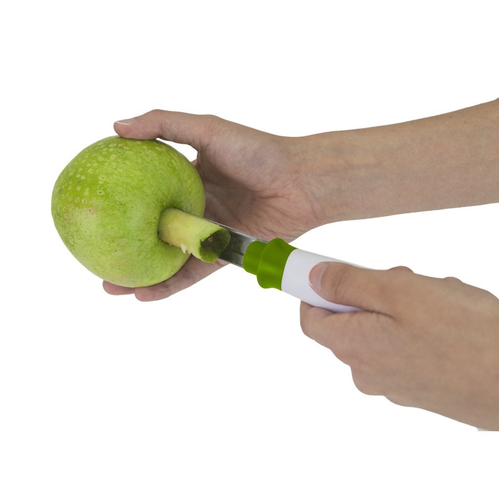 Metaltex mrs apple vide-pomme blanc vert acier inoxydable