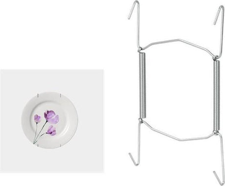 Porte-assiettes Tomado-metaltex 9-18cm argent