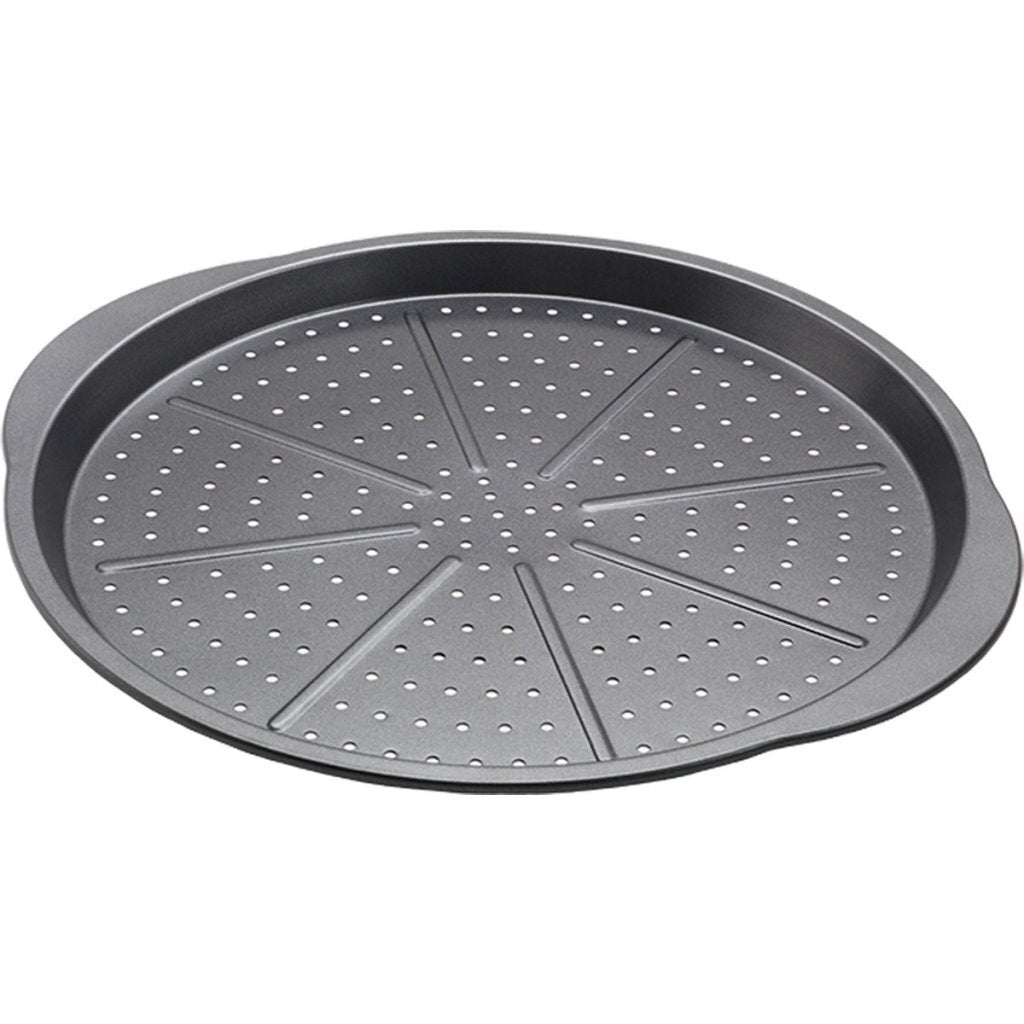 Metaltex metaltex dolceforno pizzabakplaat 36x31.5x1.8 cm zwart