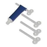 Clés tube Metaltex 4 pièces