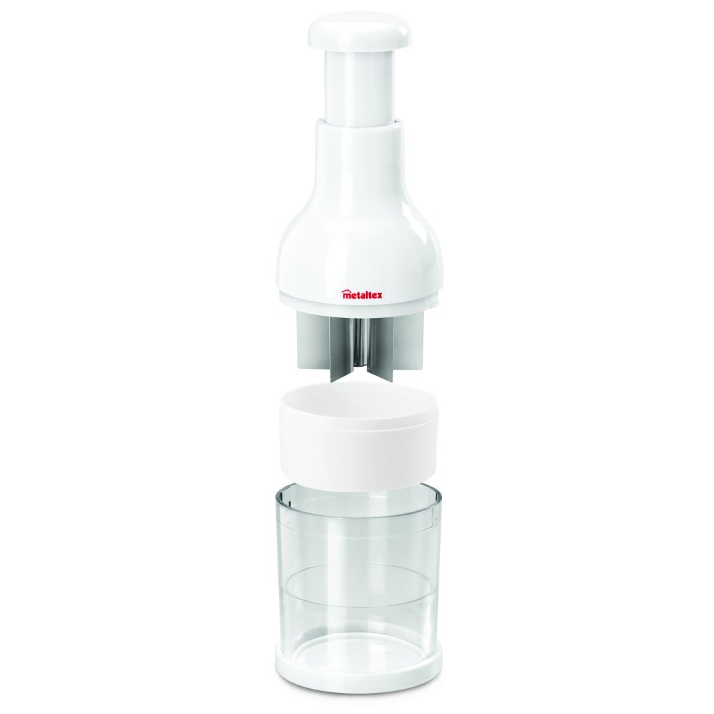 Metaltex ustensiles de cuisine twist oignon coupe-oignon blanc